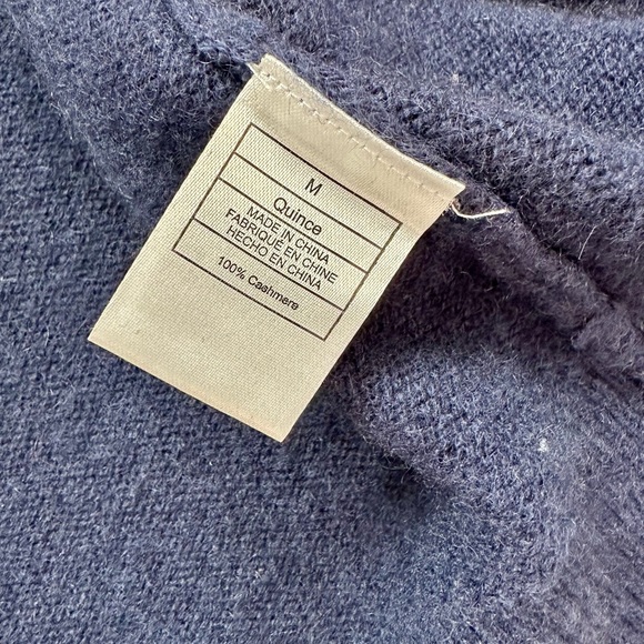 Quince men’s Mongolian Cashmere Full-Zip Hoodie, sz M - Picture 4 of 12